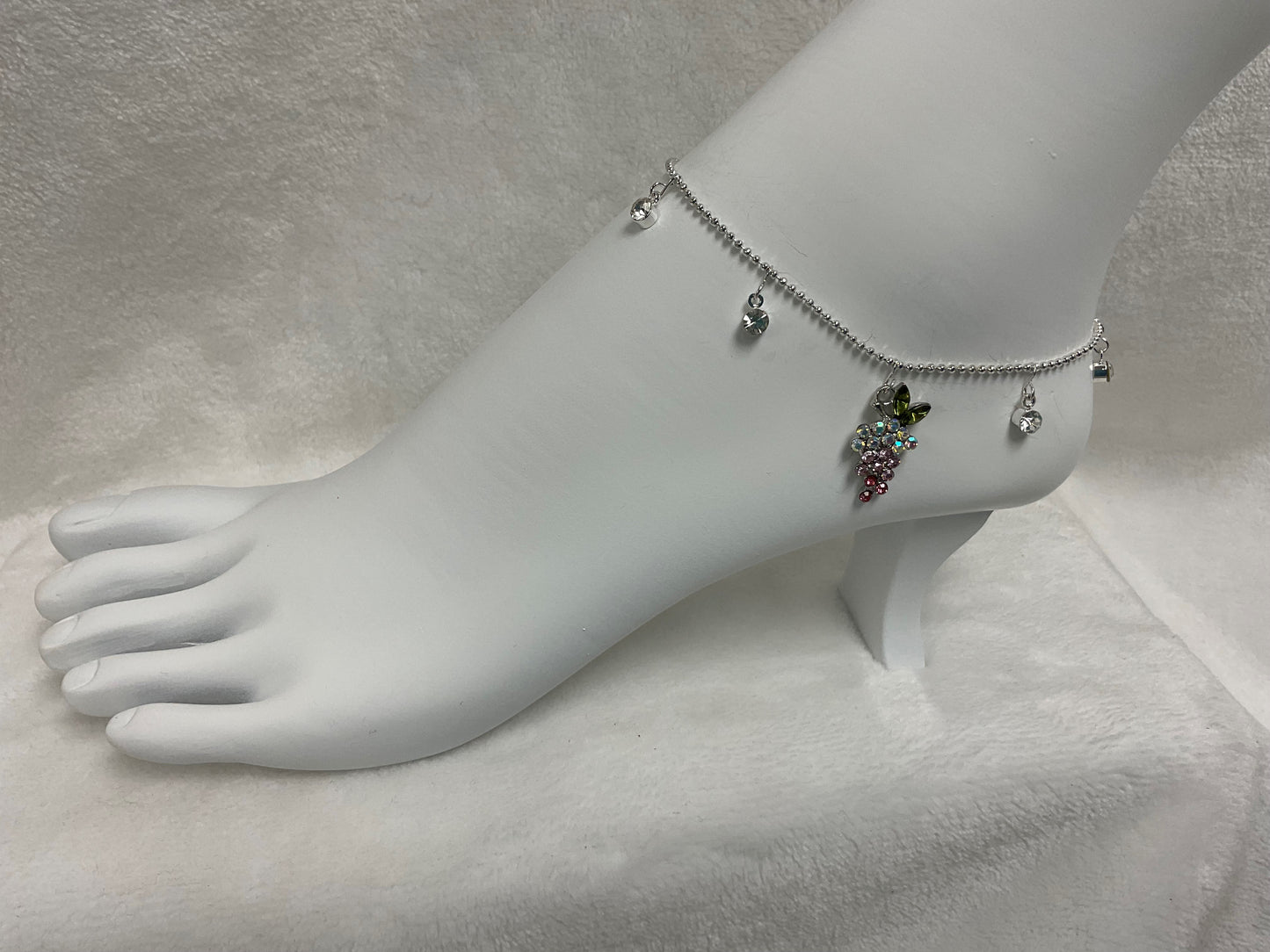 AN32-Grape Cluster Adjustable Anklet